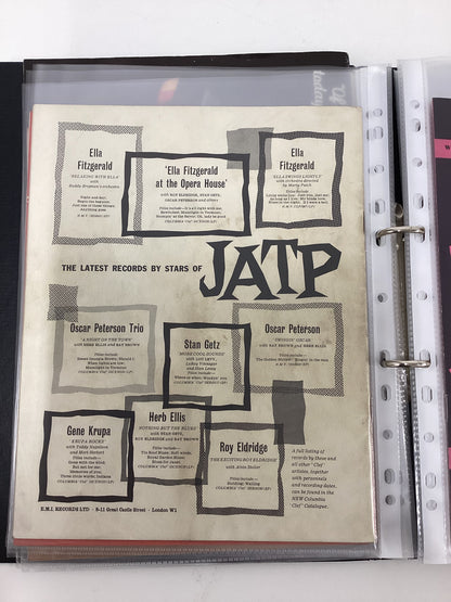 21 Vintage Jazz Programmes In Folder
