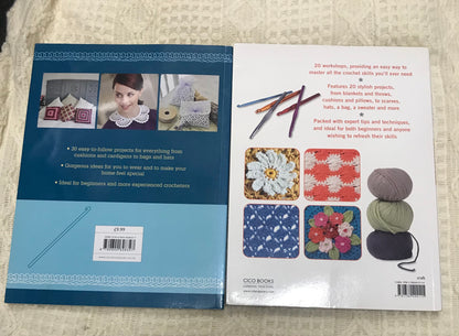 Crochet Book Bundle Including “Vintage and Retro” and “Crochet Basics