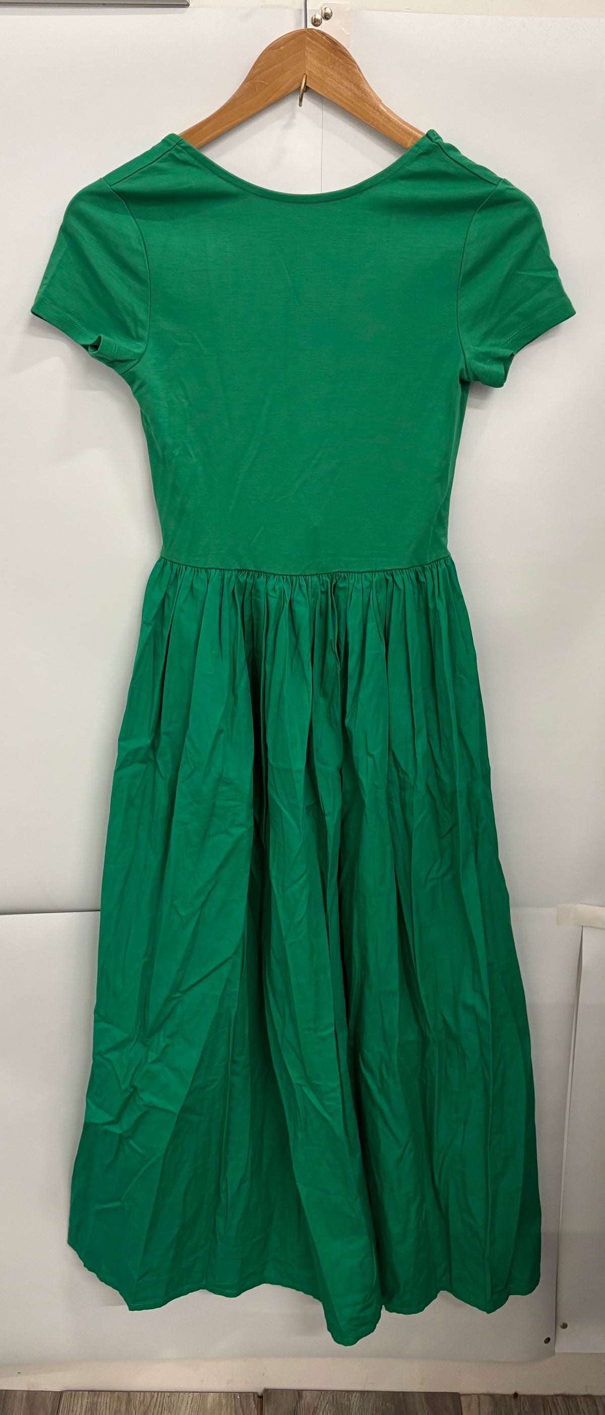 Nobody's Child Green Short-Sleeve Colorado Midi Dress Size 6 - BNWT