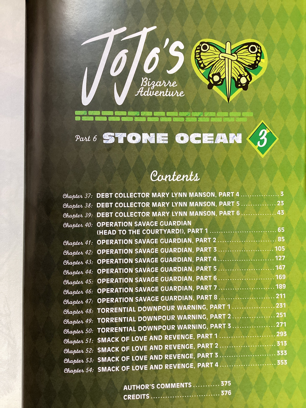 JoJo’s Bizarre Adventure: Part 6 - Stone Ocean (1)