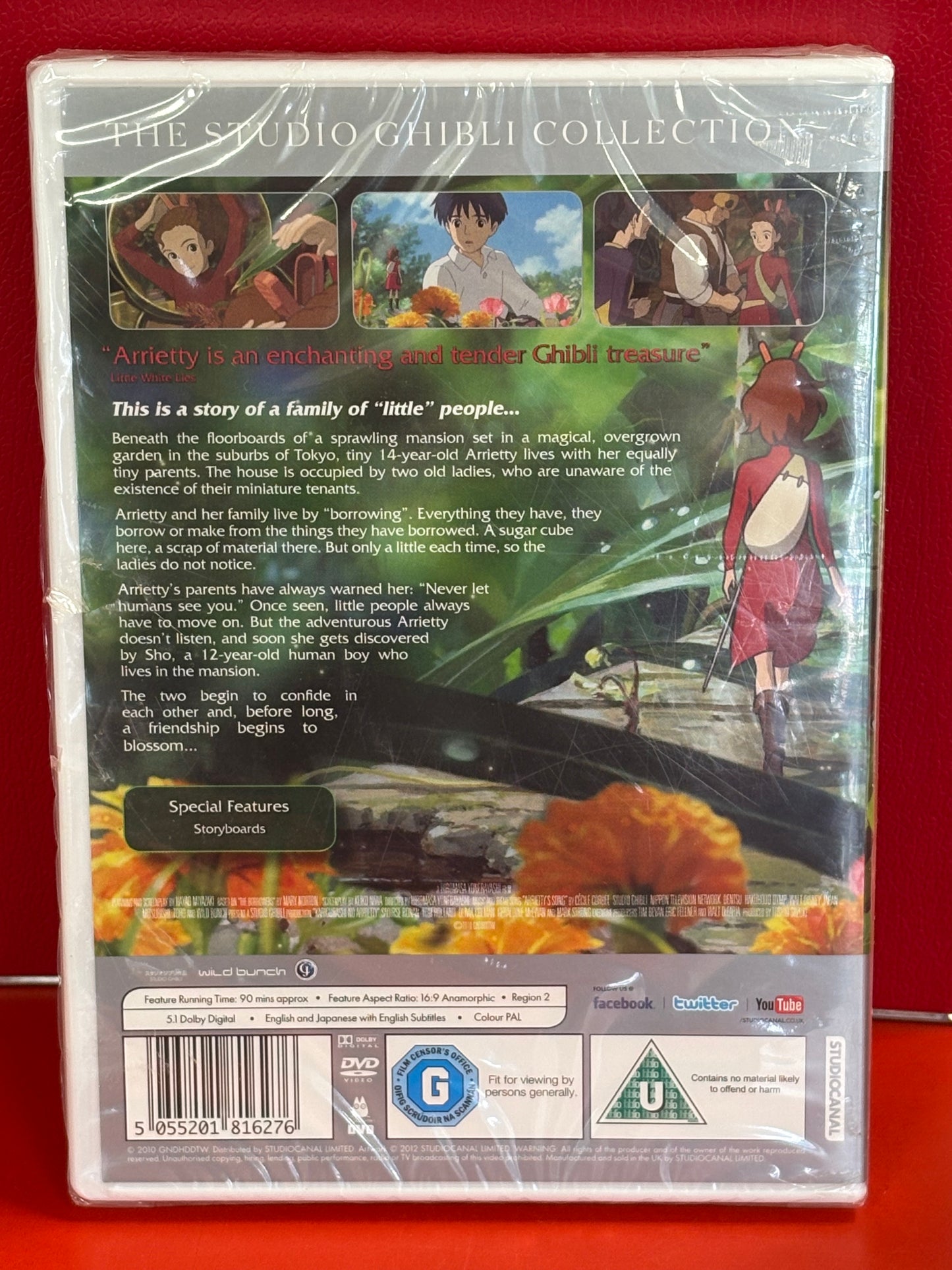 Arrietty by Studio Ghibli DVD - Brand New