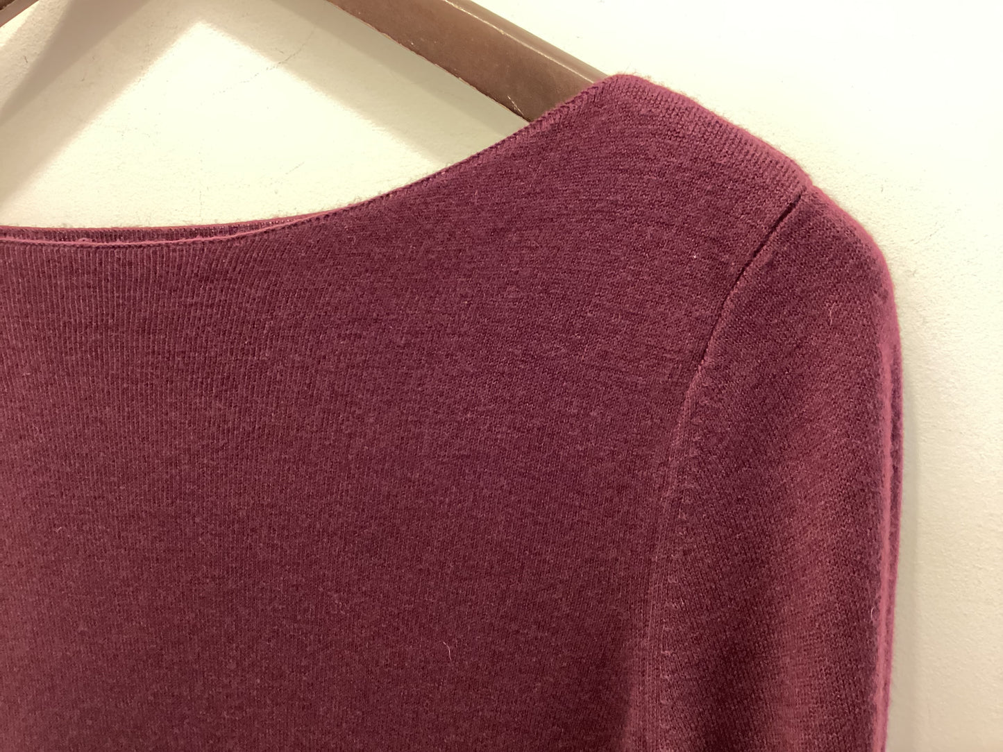 Hobbs London Burgundy Jumper Size S