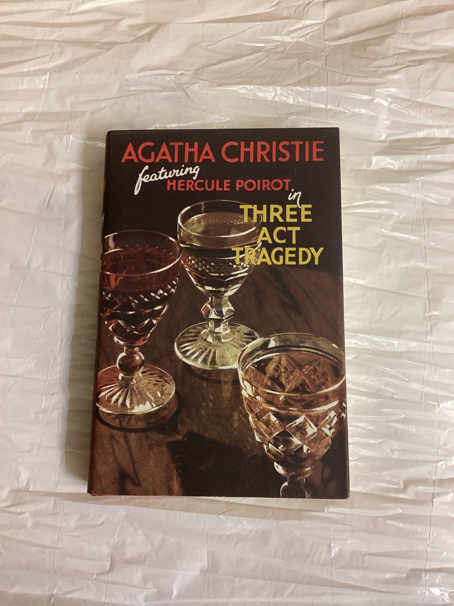Agatha Christie - THE THREE ACT TRAGEDY - Hardback