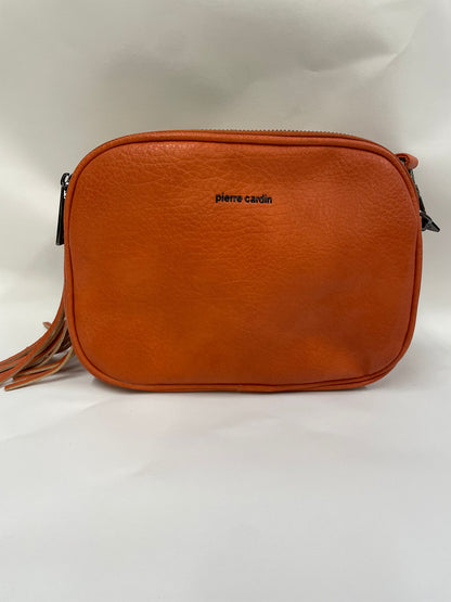 Pierre Cardin Orange Faux Leather Handbag