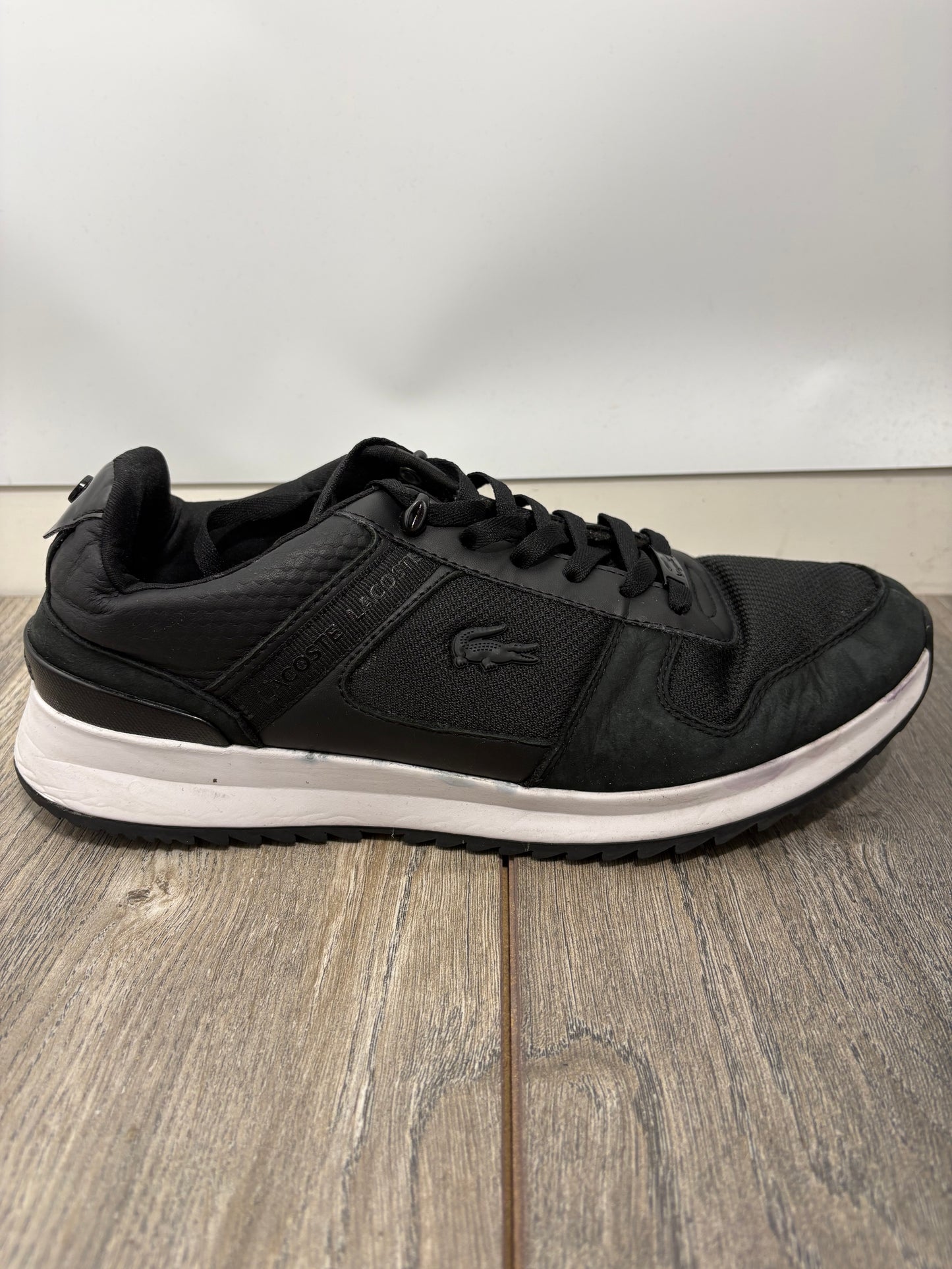 Lacoste Mens Joggeur 2.0 Black Trainers Size 10