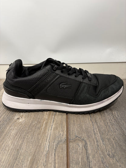 Lacoste Mens Joggeur 2.0 Black Trainers Size 10