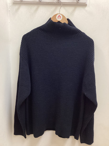 ARKET Navy Wool Jumper