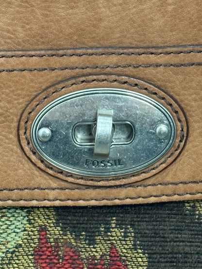 Fossil Maddox Patterned Leather Crossbody Bag