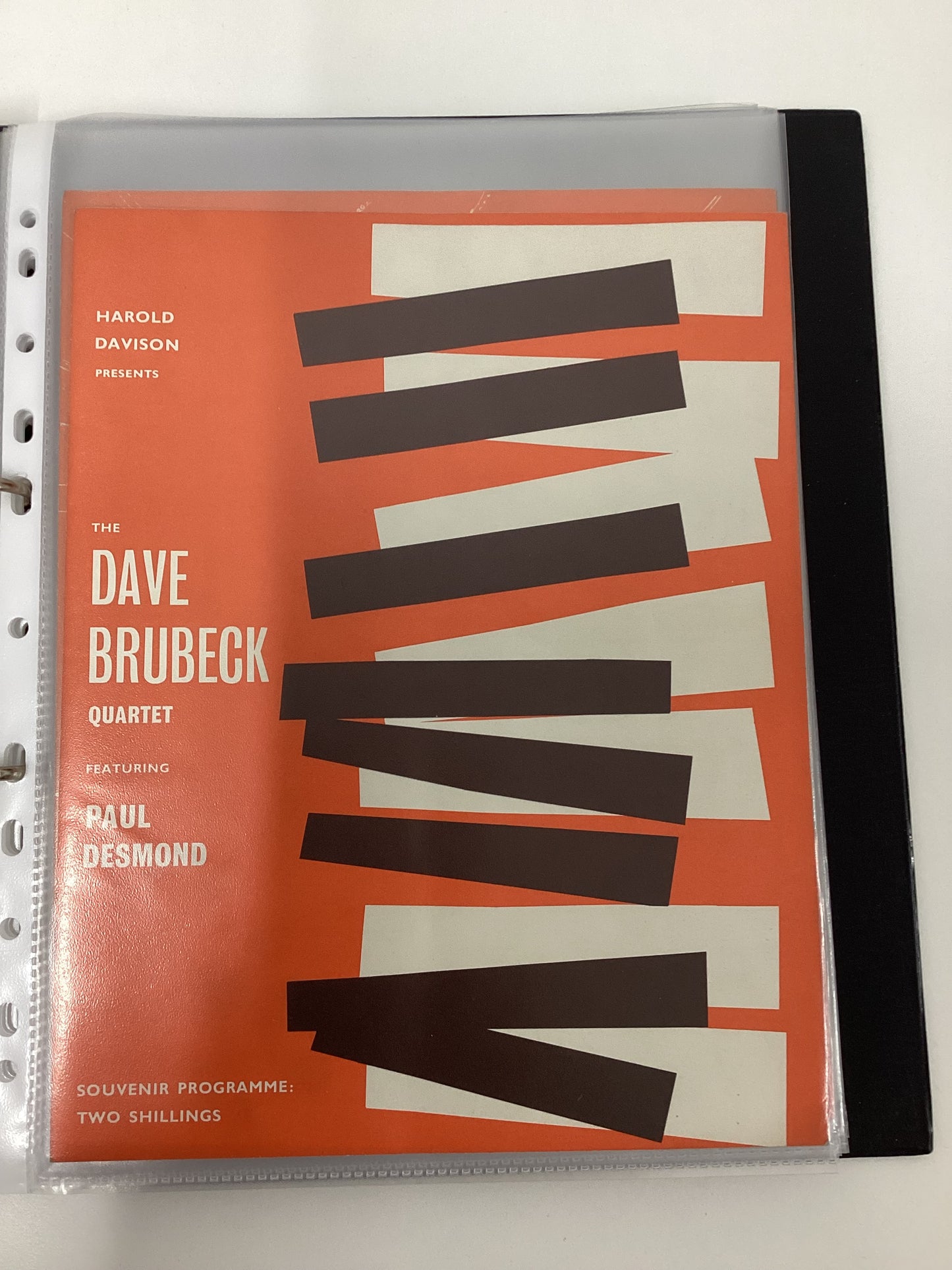 21 Vintage Jazz Programmes In Folder