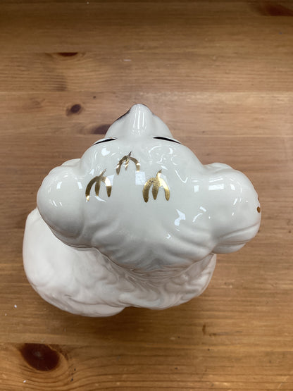 Beswick Ceramic Cream Gold Mantle Spaniel Dog