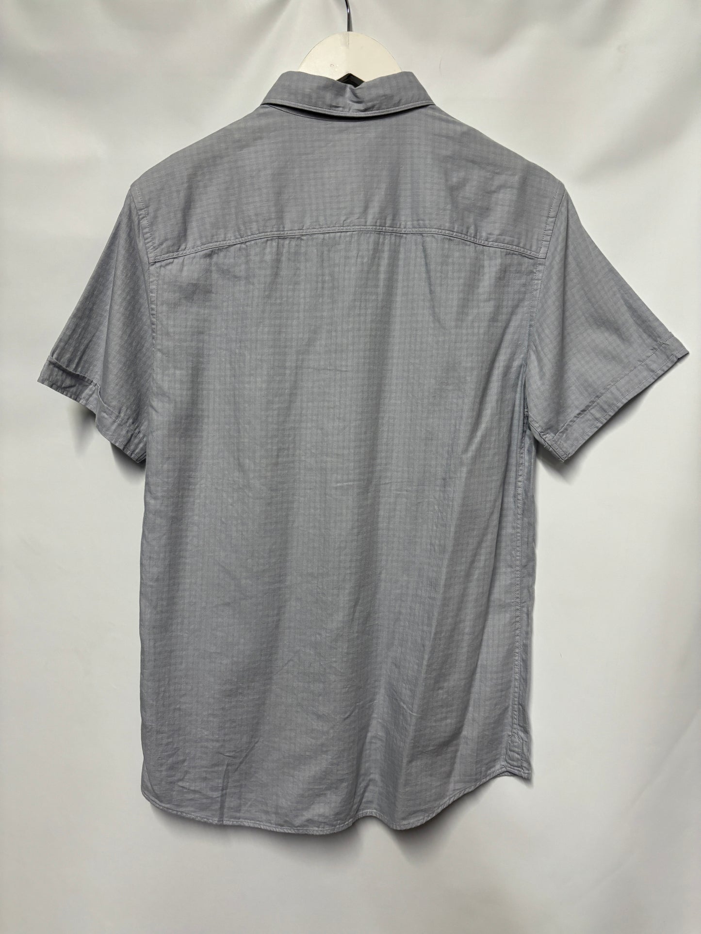 Allsaints Light Blue Sanborn Short Sleeve Shirt XS BNWT