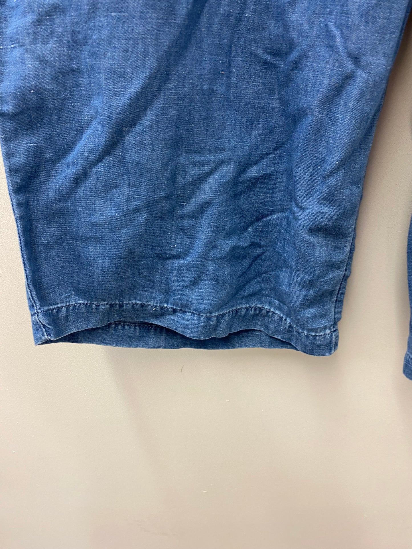 BNWT Lucy and Yak Chuck Trousers Organic Cotton and Hemp Blue 4XL