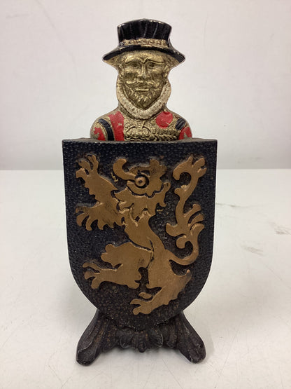 Brass Bell & Brass Bottle Opener Beefeater Soldiers