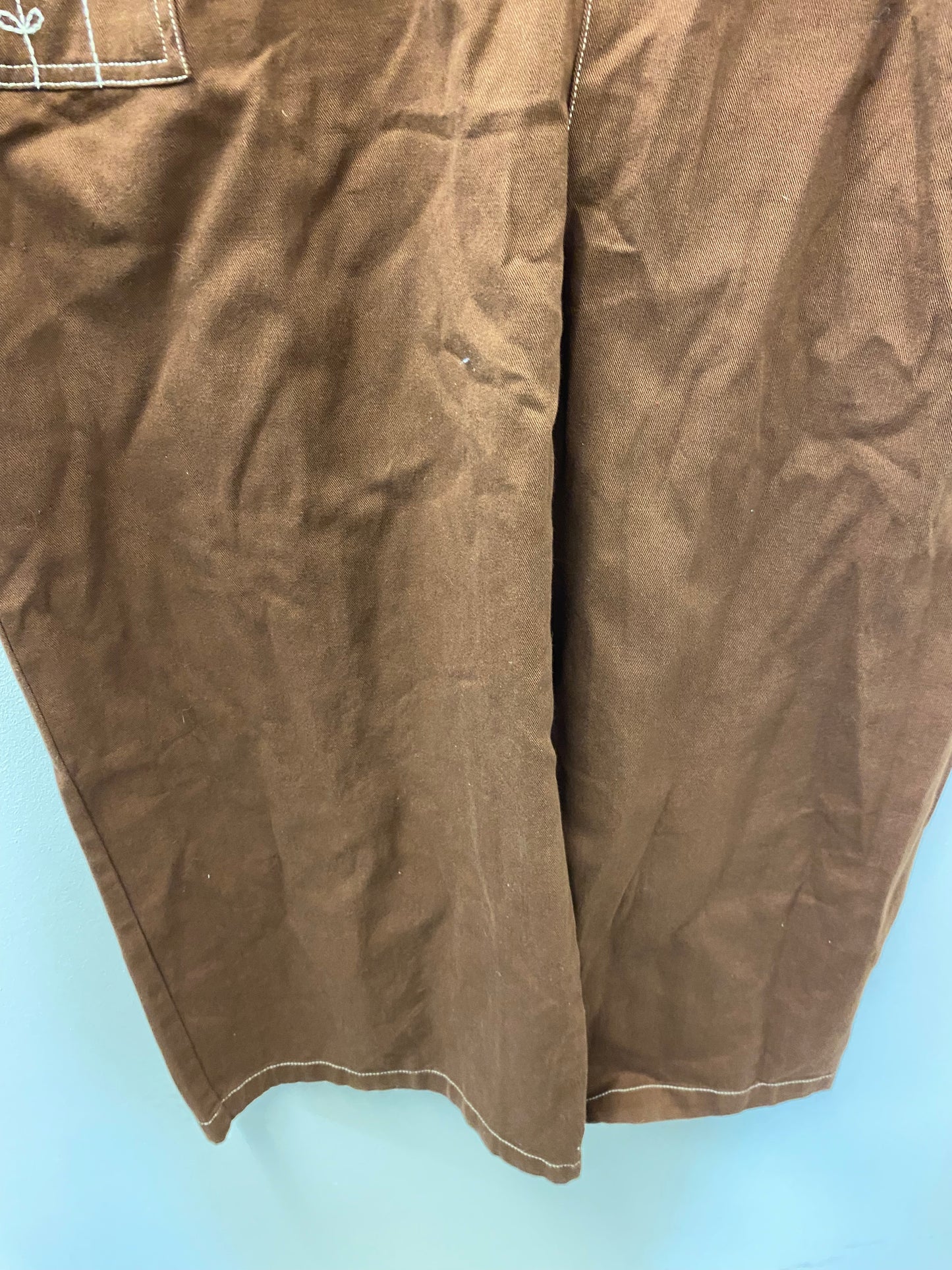 BNWT Lucy and Yak Ragan Jumpsuit Organic Cotton Cappucchino Size 24