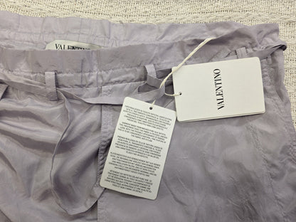 Valentino Lavender Pure Silk Skirt Size UK 10