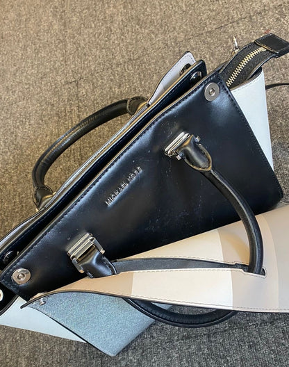 Michael Kors Selma Leather Handbag with Detachable Jacket