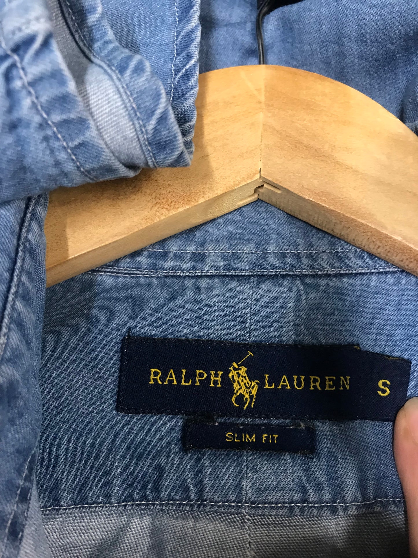 Ralph Lauren Men's Small Denim Shirt