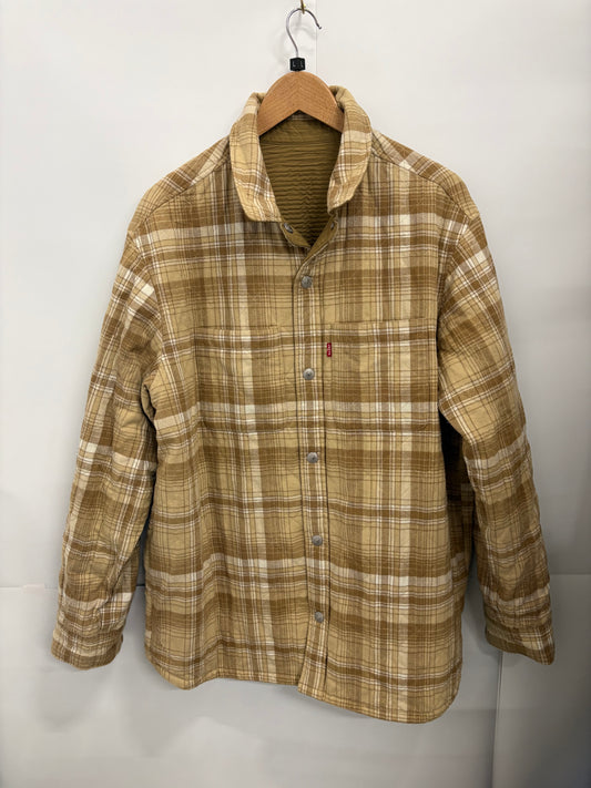 Levi’s Bryant Brown Padded Reversible Overshirt Men’s Jacket Size L