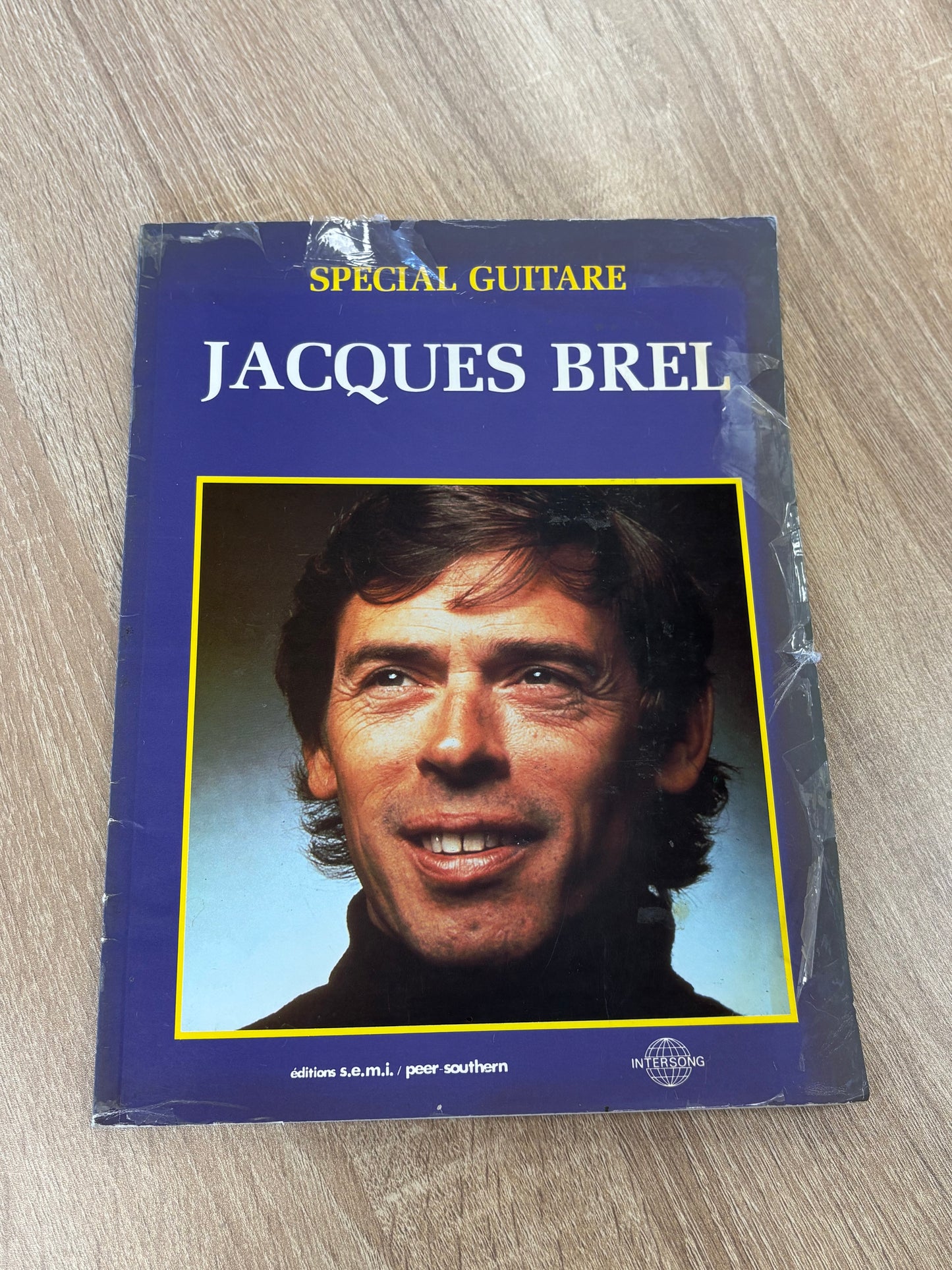 Special Guitare Sheet Music Book by Jacques Brel