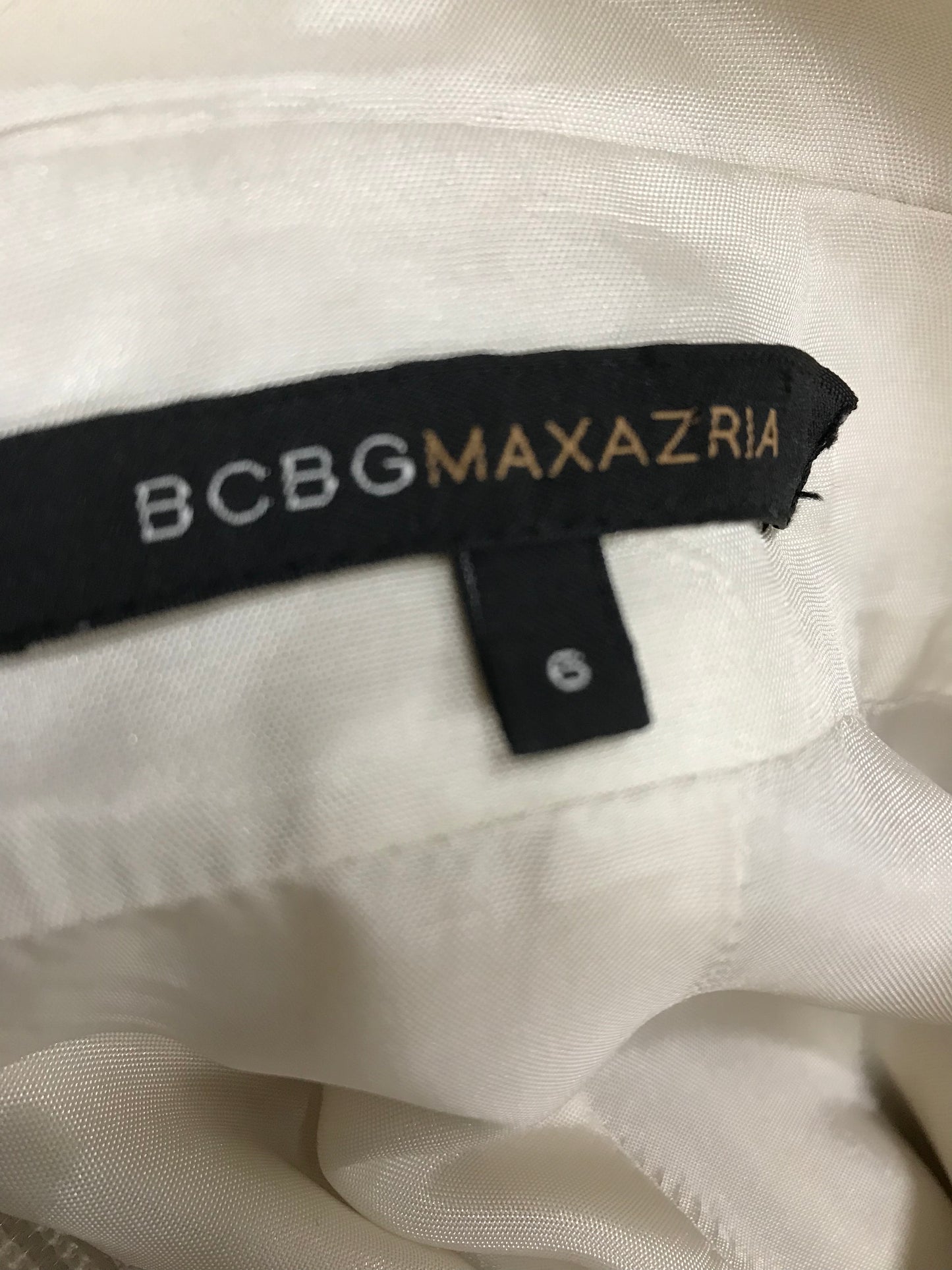BCBG Maxazria Cream Dress Size 10