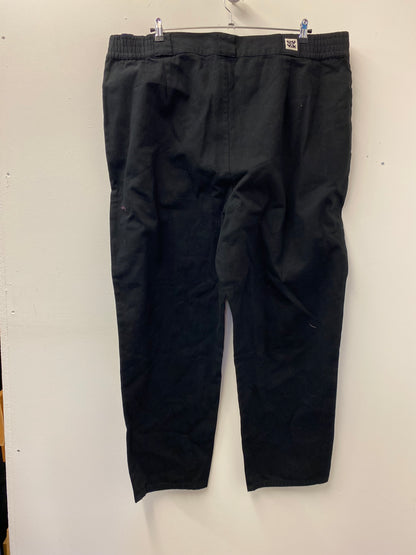 BNWT Lucy and Yak Cole Baggy Wide Leg Denim Jeans Black Size 46R