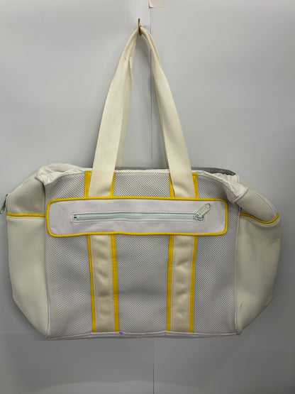 Adidas Stella McCartney White/Yellow Mesh Tote Bag