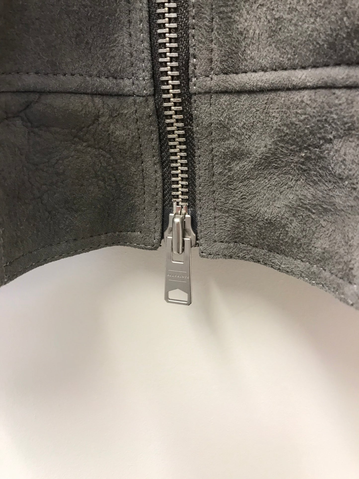 BNWT All Saints Ferland Shearling Sheepskin Beige Jacket Size M