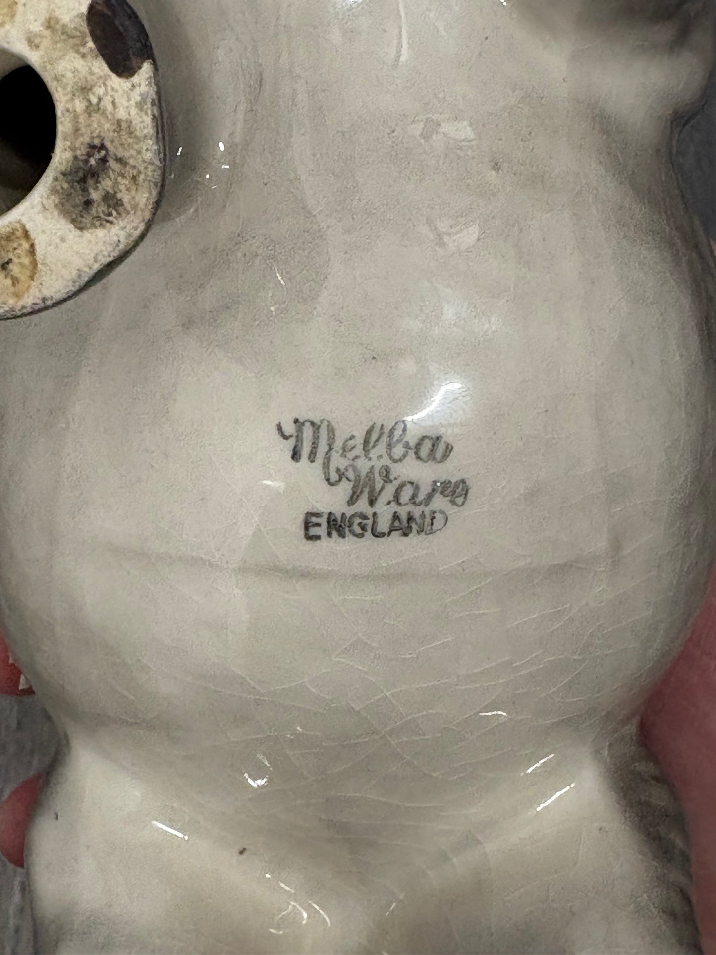 Vintage Melba Ware Ceramic Rhinoceros Figurine