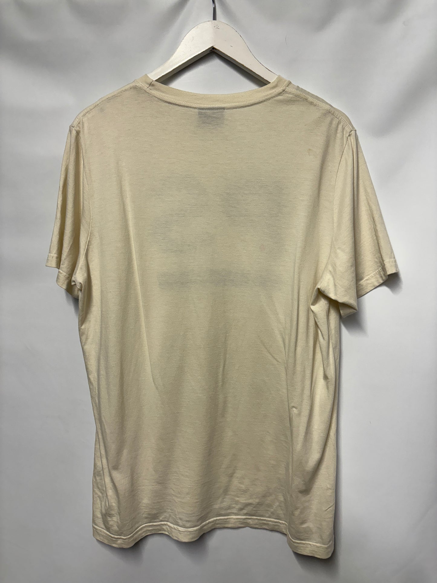 Paul Smith Off White Cotton Logo T-shirt Large