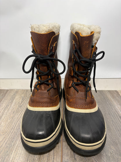 Sorel Mens Caribou Waterproof Snow Boots Size 8