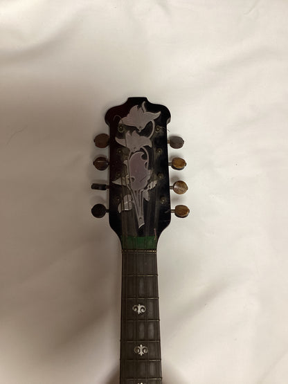 Vintage bowl back Mandolin with flower inlay