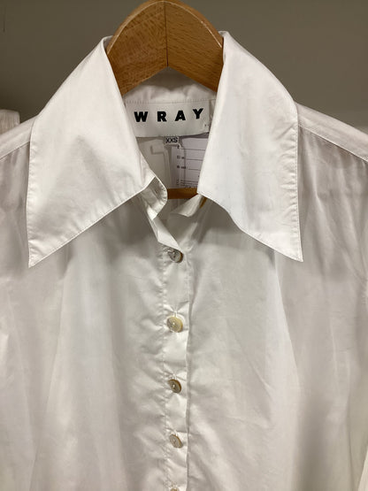 Wray White Madison Oversized Blouse Size XXS