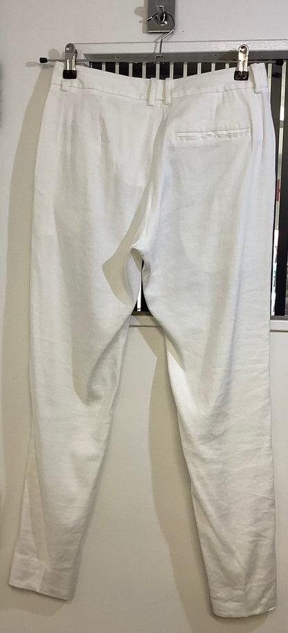 InWear, White Smoke, Trouser, Size 6, 53% Linen BNWT