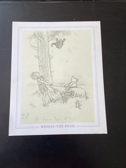 Set of 4 Winnie the Pooh Prints
