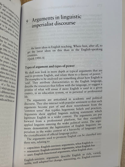 Linguistic Imperialism by Robert Phillipson