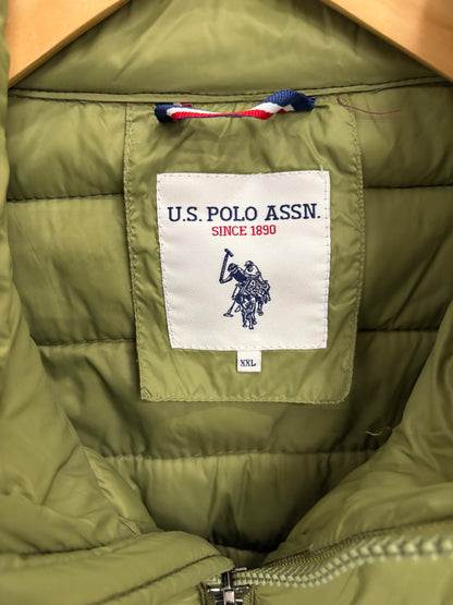 U.S. Polo Assn. Green Lightweight Men’s Puffer Gilet Size XXL