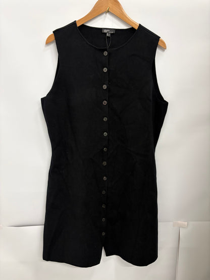 Nobody's Child Black Sleeveless Waistcoat Mini Dress Size L - BNWT