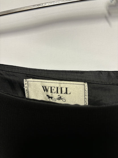 Weill Black Pencil Skirt W36/Large