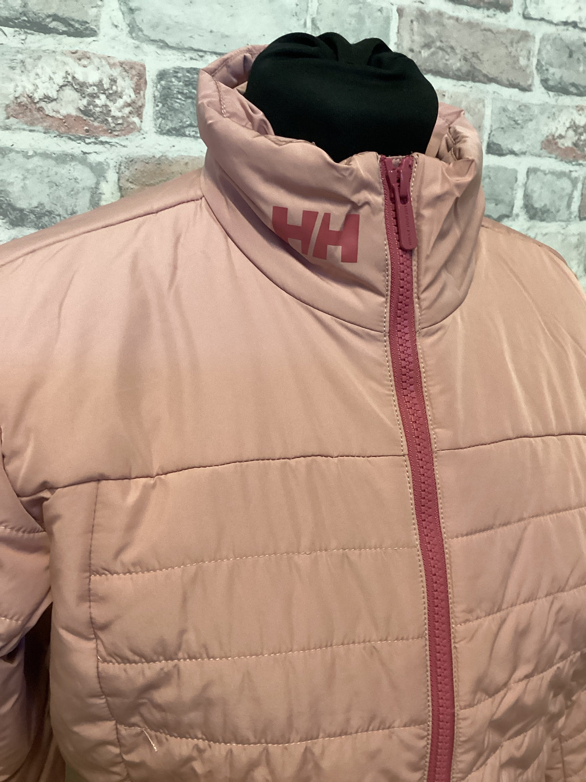 Ladies Pink Helly Hanson Lightweight Puffer Jacket - S