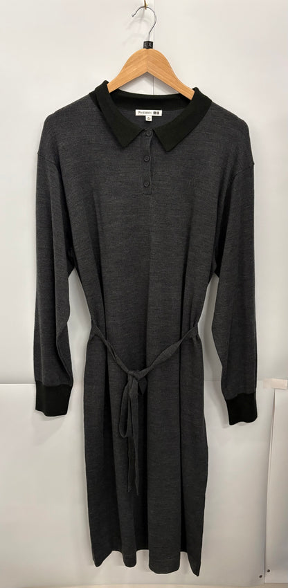 JW Anderson x Uniqlo Merino Blend Long-Sleeve Polo Dress Size XL