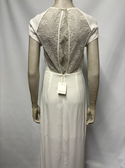 Samsoe Samsoe White Maxi Occasion Reya Dress XS BNWT