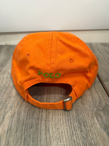 Polo Ralph Lauren Orange Men's Cotton Chino Ball Cap - BNWT