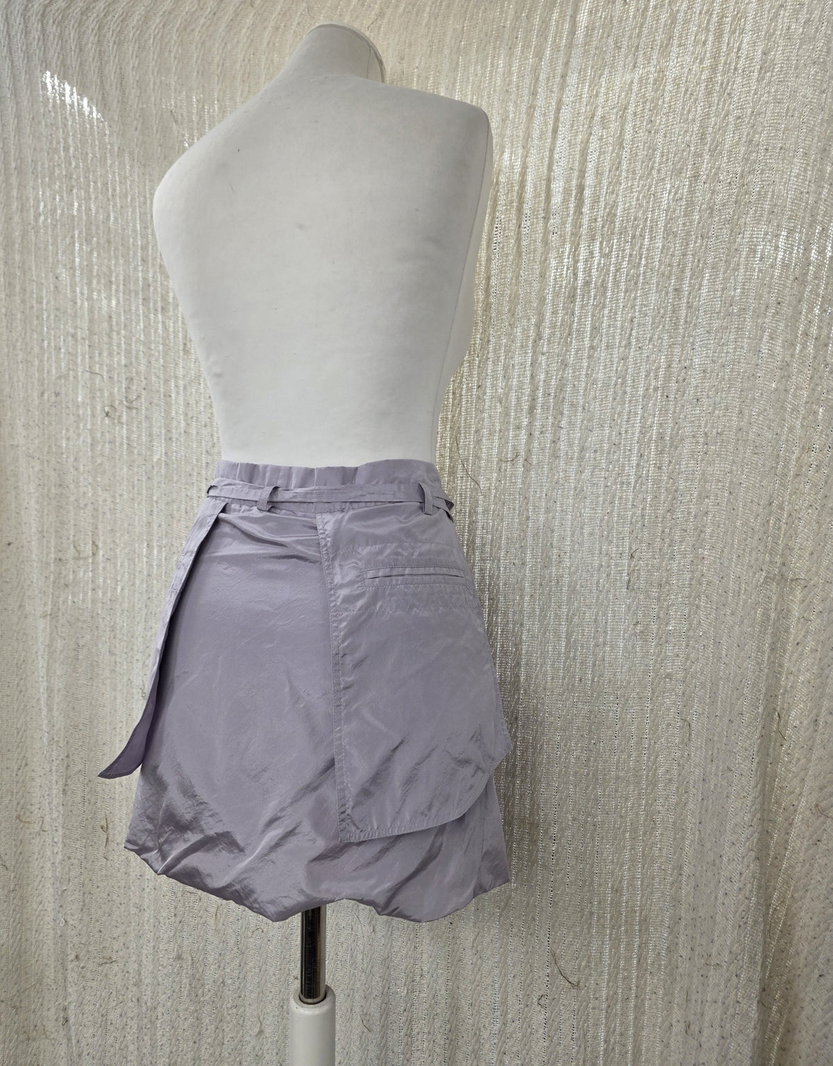 Valentino Lavender Pure Silk Skirt Size UK 10