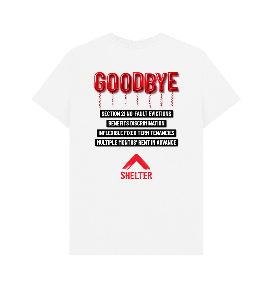 White Printed T-shirt Back