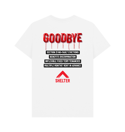 White Printed T-shirt Back