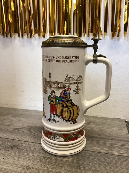 Limited Edition Dortmunder Unionbrauerei Porcelain Beer Stein 1993