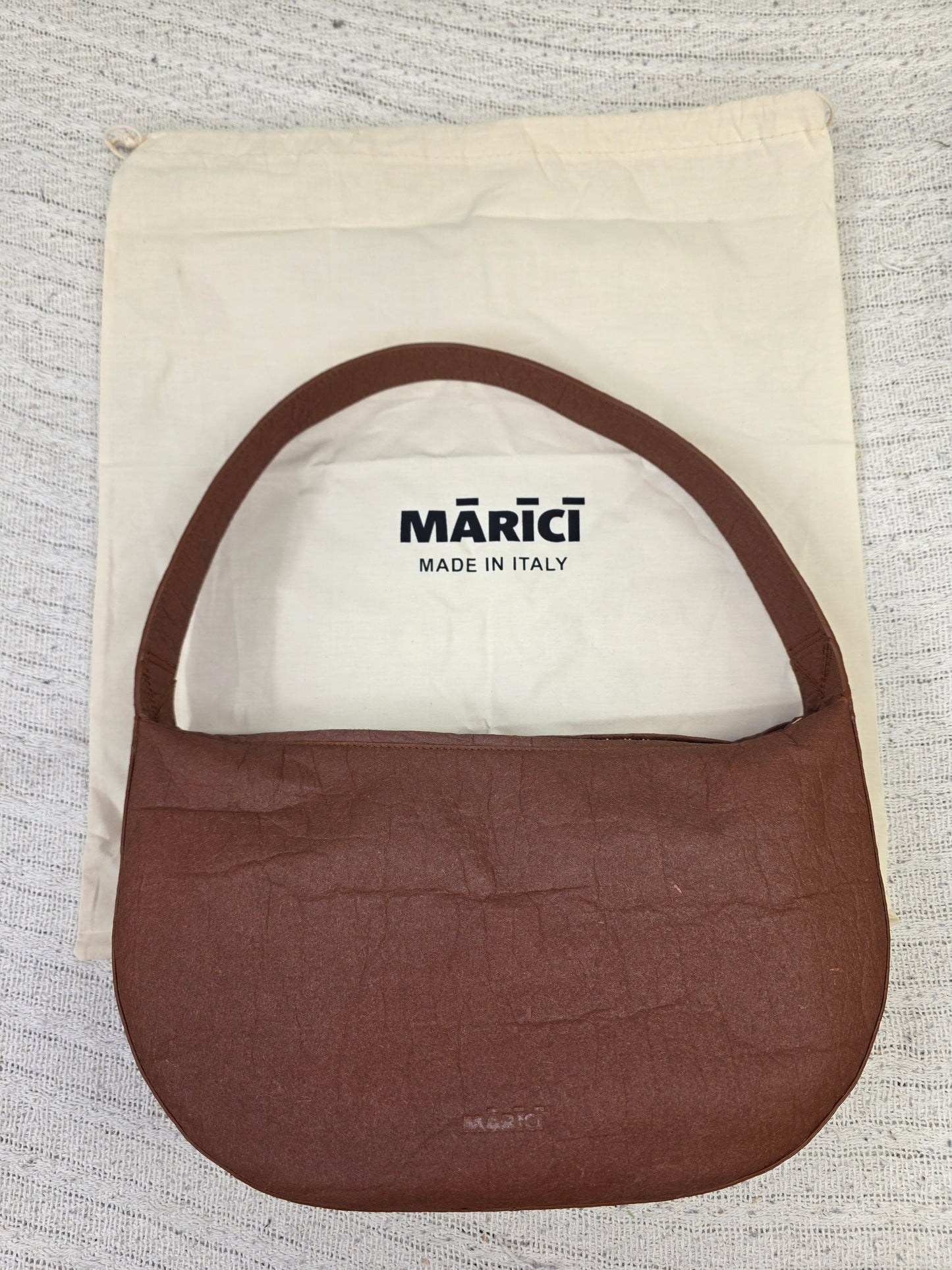 Marici Italian 100% Plant Based Brown Handbag