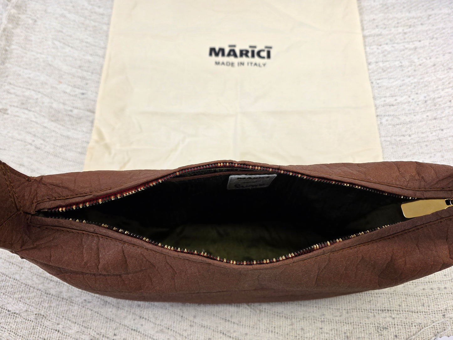Marici Italian 100% Plant Based Brown Handbag