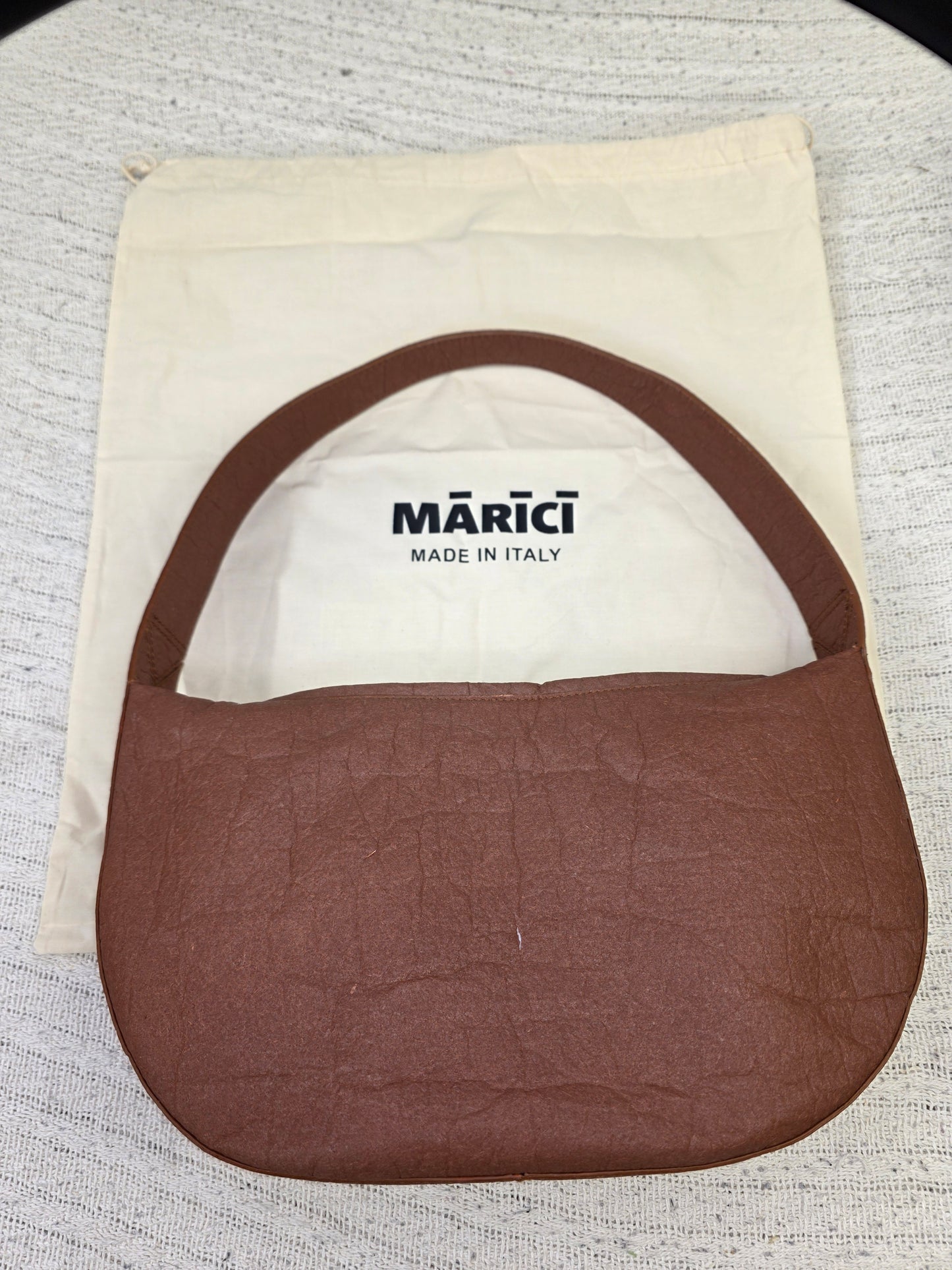 Marici Italian 100% Plant Based Brown Handbag