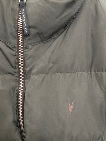 AllSaints Mens Novern Reversible Ramskull Puffer Jacket Size L